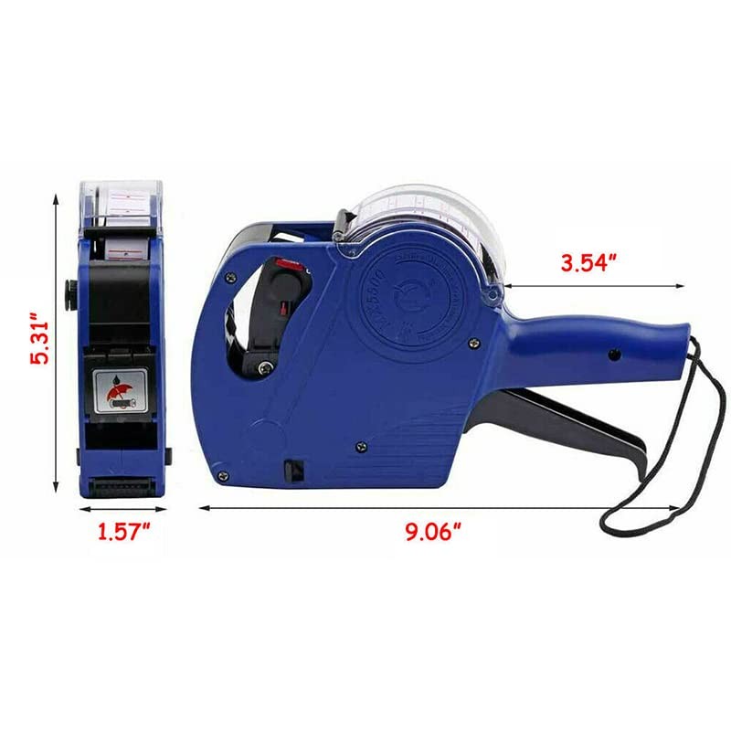 AIMALL Price Tag Gun Labeller Pricing Machine Kit with 6