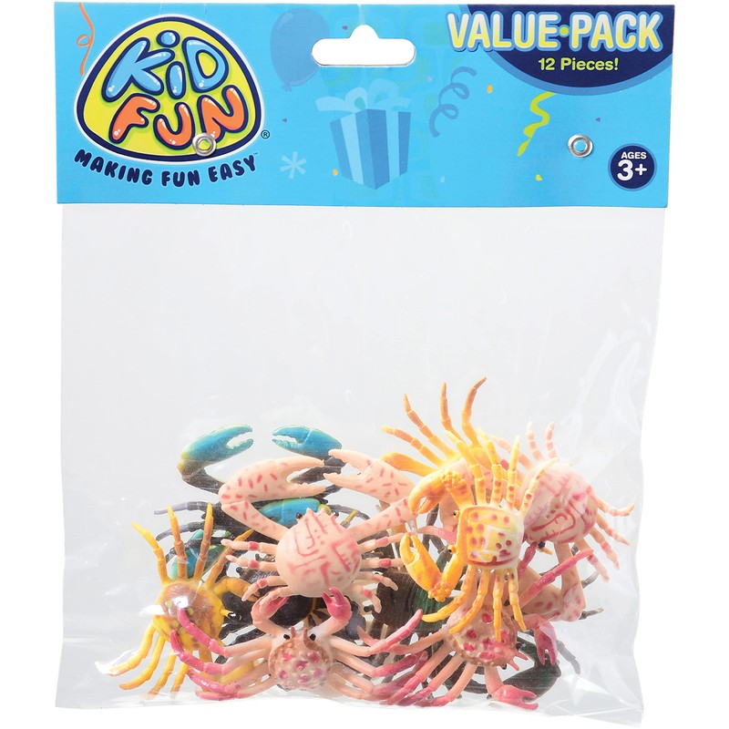 US Toy Plastic Toy Crabs Action Figure (1 Dozen)