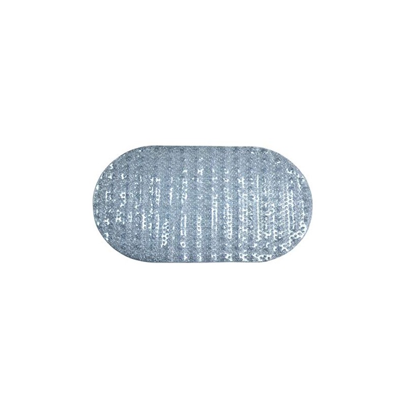 Popular Bath Sparkle, 15"x 27", Clear-Silver