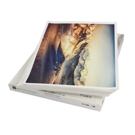 Crystalline Satin Bright White, Poly-Cotton Inkjet Canvas 13in x 19in, 25 Sheets Makes Color and Contrast Art Pop With Its Exquisite Satin Finish