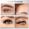 Boobeen Waterproof Liquid Eyebrow Pencils with 4-Fork Tips, 2-Pcs, Microblading