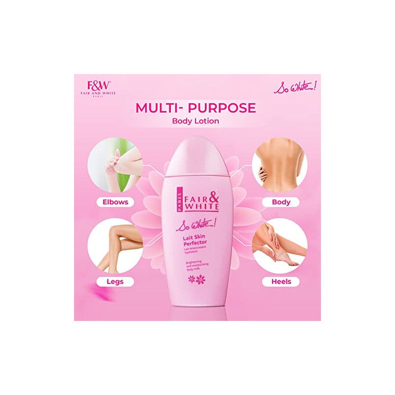 FAIR & WHITE SO WHITE LAIT SKIN PERFECTOR BRIGHTENING &