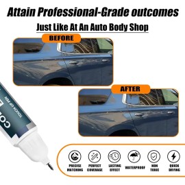 SNSIR Touch Up Paint Kit for GMC Downpour Metallic GXP/WA136H Car Scratch Remover Kit