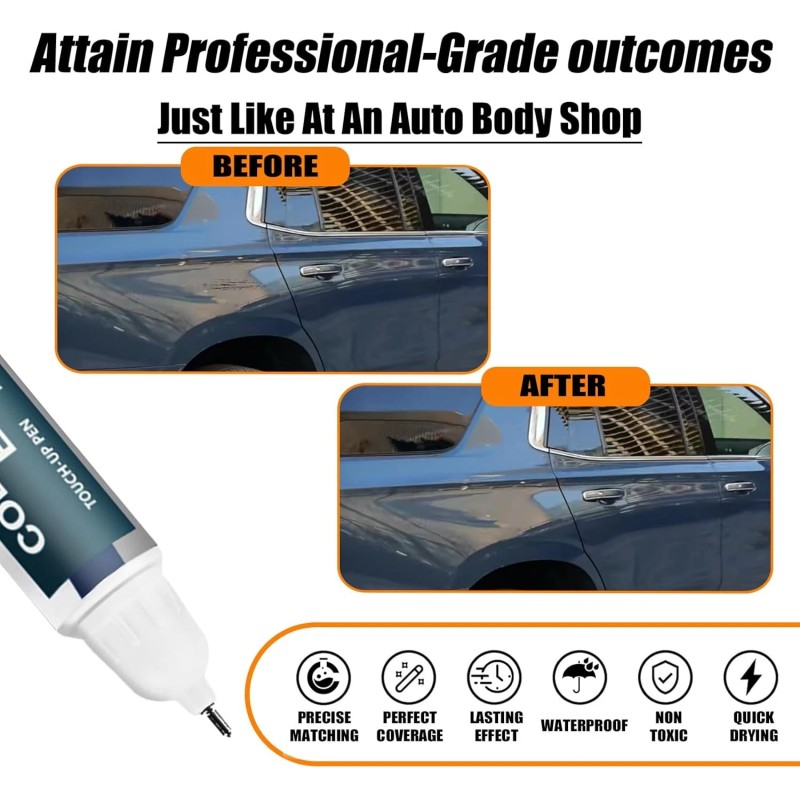 SNSIR Touch Up Paint Kit for GMC Downpour Metallic GXP/WA136H