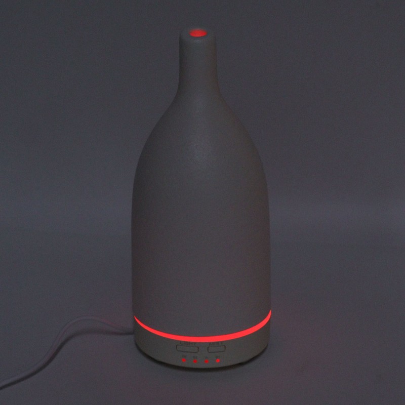 Ceramic Essential Oil Diffuser Ultrasound Aromatherapy Diffuser Quiet Waterless Auto