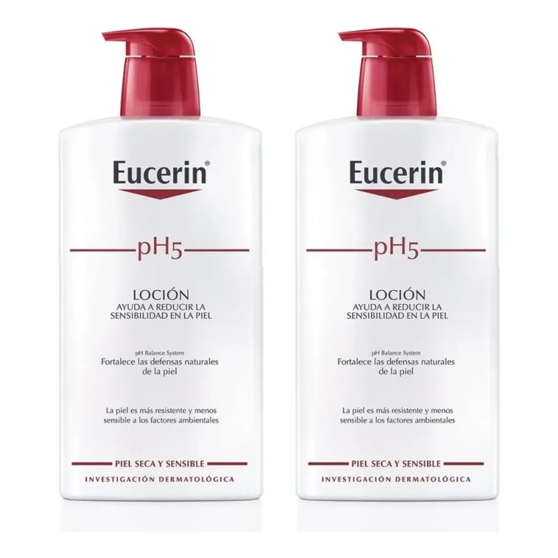 Crema Para Cuerpo Eucerin Ph5 Loción Hidratante Botella