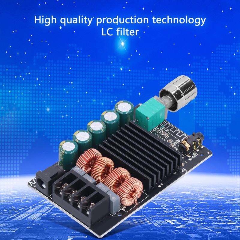 Bluetooth 5.0 Power Amplifier Board Wireless High Power Stereo Digital
