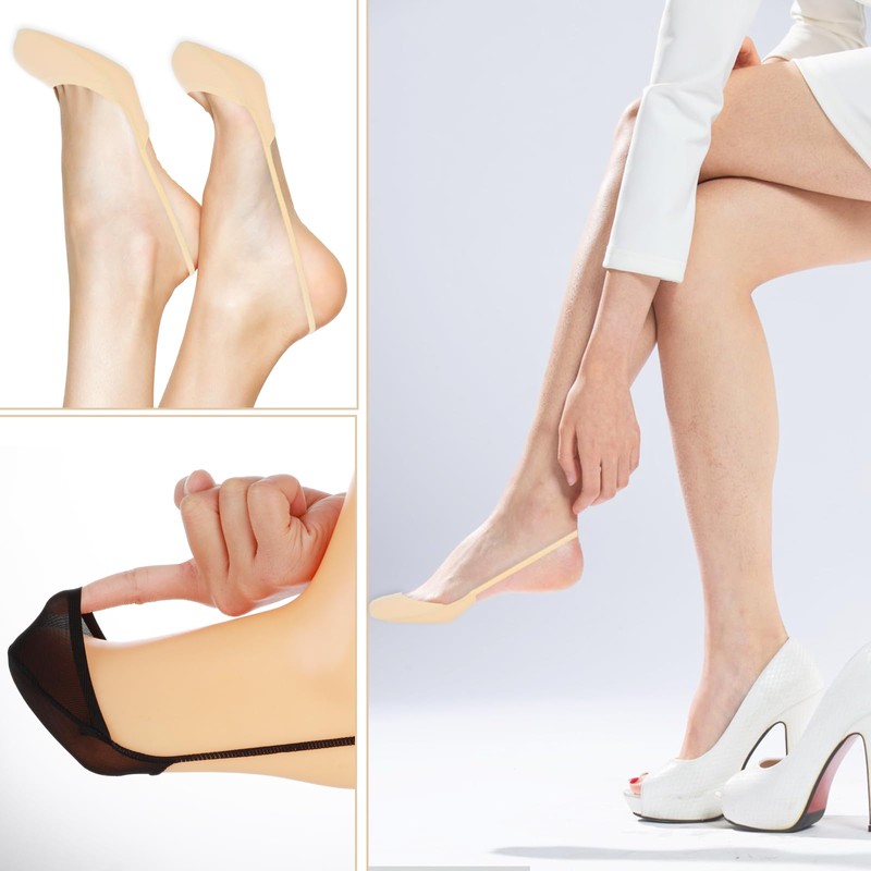 Salbsever 6 Pairs Ultra Low Cut Liner Socks for Women