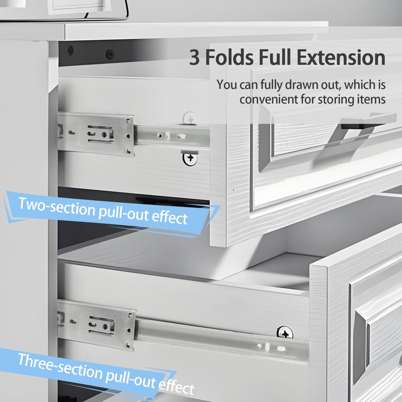 Dijedev 10 Inch Full Extension Ball Bearing Drawer Slides, 1
