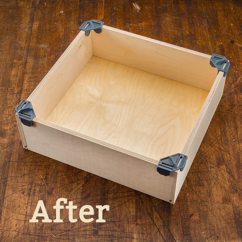 1/2'' Rockler Clamp It Clips (4 Pack, Dark Gray) -