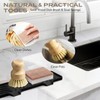 KLL 2-Pack Glass Soap Dispenser Set with Tray - 17oz