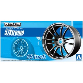 青島文化教材社 1/24 ザ・チューンドパーツシリーズ No.23 グラムライツ 57エクストリーム 18インチ プラモデル用パーツ