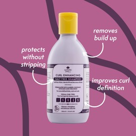 Nature Spell Nature Spell Curl Enhancing Shampoo for Curly Hair, 10.14 Fl Oz, Curl Shampoo Infused with Rice Water and Linseed