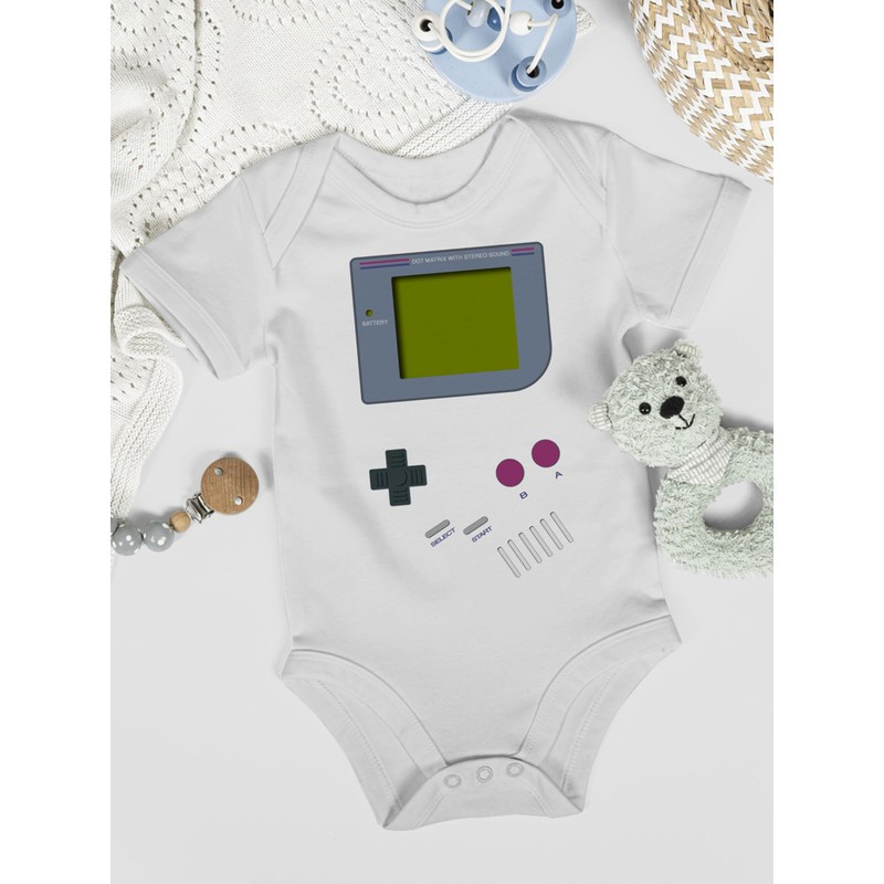 Baby Designs – GameBoy – Baby Bodysuit Short Sleeve for
