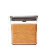 OXO Airtight 2.6L Stainless Steel Pop Container, Big Square, Short,