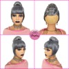VAVANGA Quick Bun and Bangs 2 Piece Set - Grey