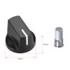 sourcing map Set of 4 6.4 mm Potentiometer Knobs for