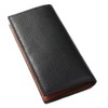 Cheval noir Long Wallet, Men's Wallet, Foldable, Genuine Leather, Bi-fold
