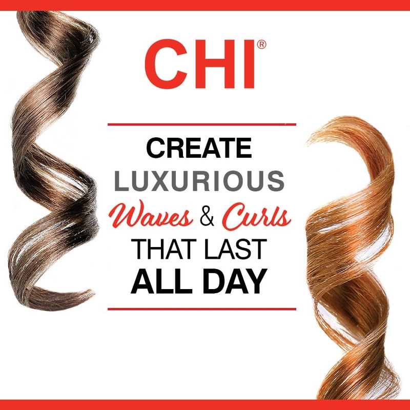 CHI Tourmaline Ceramic Curling Iron, Creates Luxurious Waves & Curls,