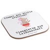 Mr. & Mrs. Panda Square Coasters Makeup Artist with Passion