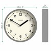 JONES CLOCKS® Spin wall Clock | Small Modern Round Clock
