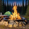 36-Inch Smokeless Fire Pit Ring, Easy 8-Piece Iron Sheet Assembly,