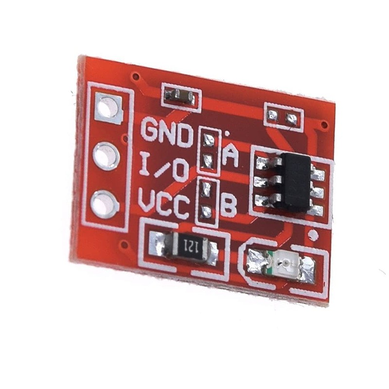 ZkeeShop 25Pcs TTP223 Capacitive Touch Switch Module Button Self-Locking Module