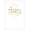 Sellers Publishing RSVP Yellow Bird Singing in Tree with Heart