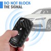 WORCAS Key Fob Case Carbon Fiber Pattern Silicone Cover Compatible