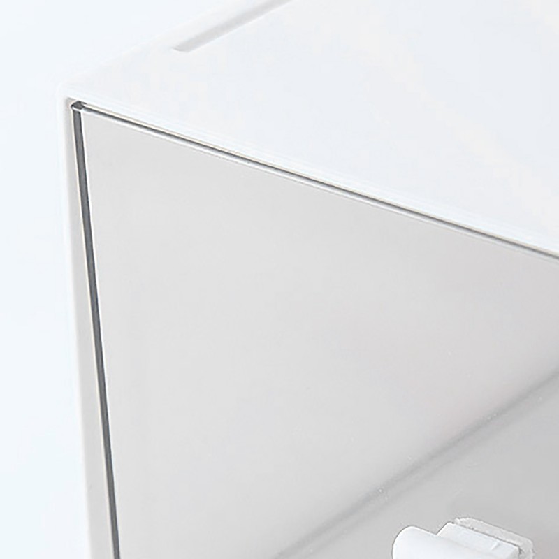 Large Desk Organizer Drawers Multipurpose Clear Stationery Cosmetic Storage Bins