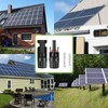 LEPITERY MC4 Solar Connectors 30 Pairs/60pcs Solar Panel Cable Connectors
