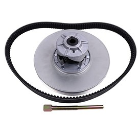 AIVWUMOT Transaxle Driven Sheave Secondary Clutch AM140967 AMT2707 With Belt RE28721 Puller JDG11200 Compatible with John Deere Gator 4x2 6x4 Gas Gator Utility Vehicles Riding Mower/Bunker Rake 1200A
