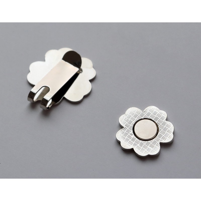 Cherry Blossom Golf Marker Hat Clip Magnetic Detachable Cherry Petal