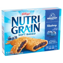 Kellogg's Nutri-Grain Blueberry Cereal Bars, 1.3 oz, 8 count
