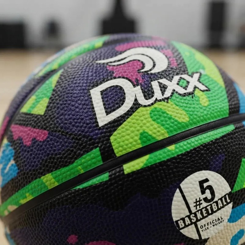 Balón De Basquet Hule Duxx Flow 5 Verde