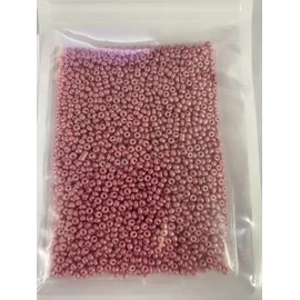 ORNSHIZI 2mm Light Purple Pearl Seed Beads 12/0, 50grams About 5000pcs Seed Beads for Making Waist Bracelet Earring Necklace Jewelry