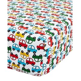 Catherine Lansfield Transport 90 x 200 cm Fitted Sheet Multi