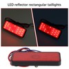SING F LTD 2PCS Red 12V 24 LED Motorcycle Tail