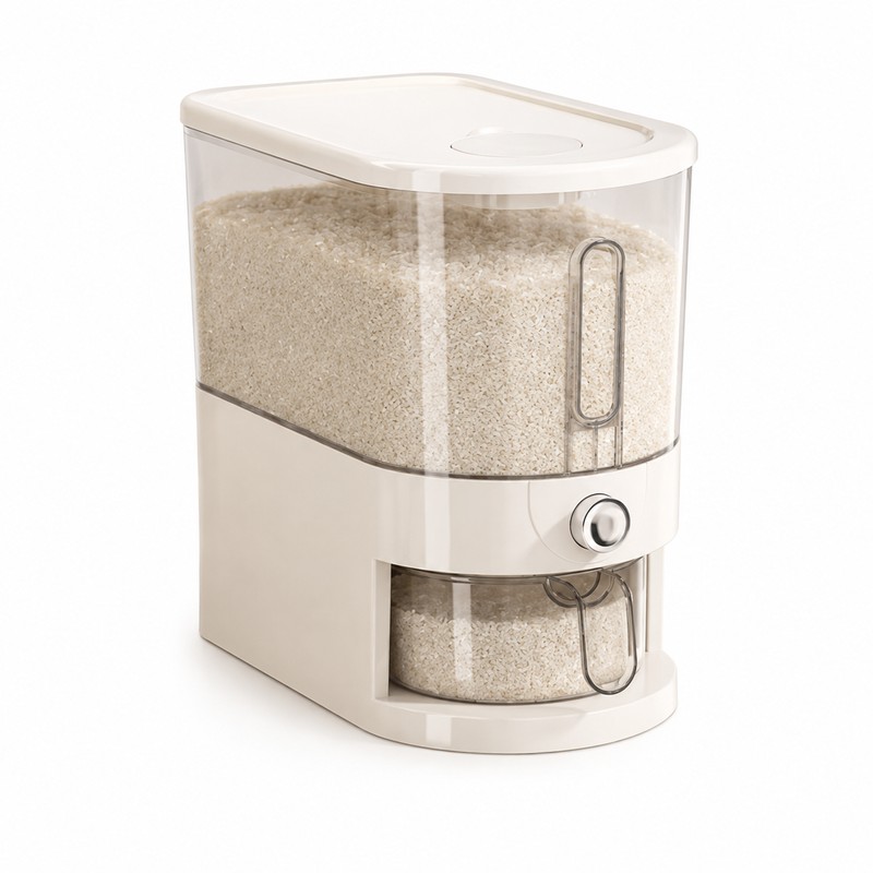 5KG Rice Dispenser for Kitchen Storage – Sealed Dry Food