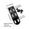 ALEOHALTER Kydex C-Clip for K-Case Accessories - Black
