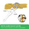 Pasta Measurer Tool S-Shaped Spaghetti Ruler Stainless Steel Spaghetti Measurer