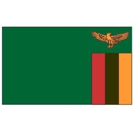 Zambia Flag 3ft x 5ft Nylon - Outdoor