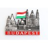 Budapest (Hungary) - 3D Metal Fridge Magnet for Kitchen Refrigerator