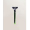 Dorco [도루코] 트윈 플러스 그린 휴대용 면도기(10개입) Dorco Twin Plus Green Portable Razor (10 Pack)