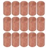 15Pcs Wooden Essential Oil Diffuser Rosewood Portable Mini Round Aromatherapy