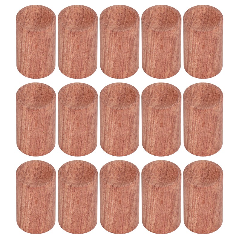 15Pcs Wooden Essential Oil Diffuser Rosewood Portable Mini Round Aromatherapy