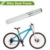 HOPESPANNER ユニバーサル25.4x200mmシルバートーン自転車シートポスト耐久性自転車サドルポストシートチューブスチール1個