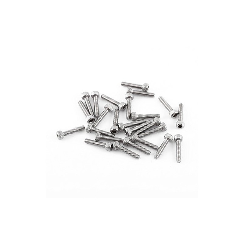 Paquete de tornillos de zócalo hexagonal de acero inoxidable de
