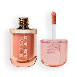 Revolution Superdewy Liquid Blush Burst - Buildable Liquid Blush for Cheeks with Serum Formula (Peptides & Hyaluronic Acid), Vegan & Cruelty Free - Pink Fizz Soft Pink - 4.2ml