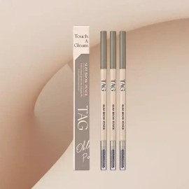 Tag 태그 슬림 브로우 펜슬 2호 애쉬 브라운 x 3개 Tag Slim Brow Pencil No. 2 Ash Brown x 3 pcs [Slim Brow Pencil No. 2 Ash Brown x 3 pieces]